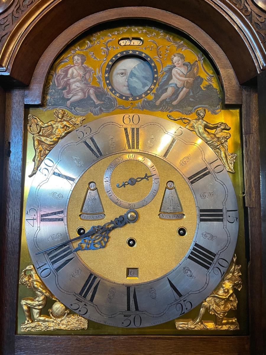 18th Century Dutch musical grandfather clock