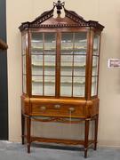 19th century mahogany vitrine 