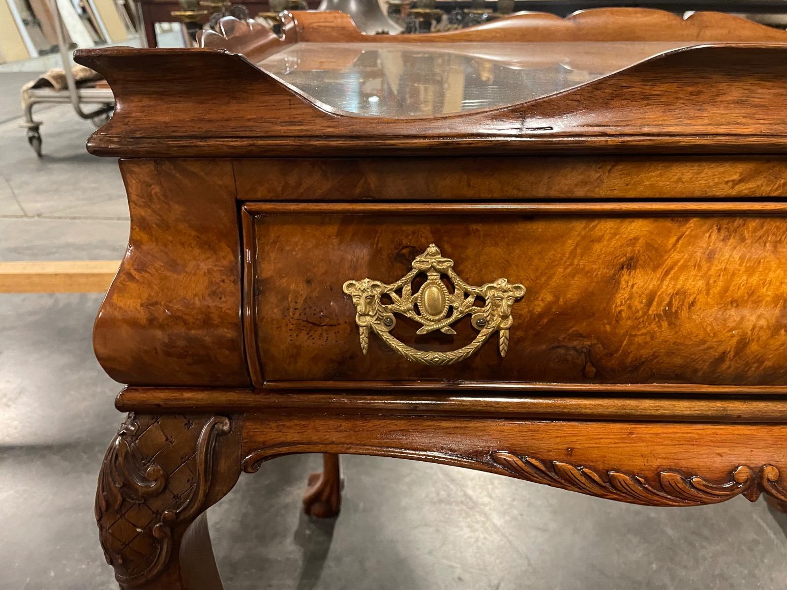 Dutch walnut tea table