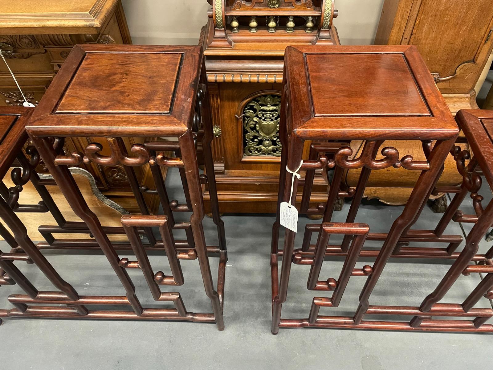 Pair of Chinese stands