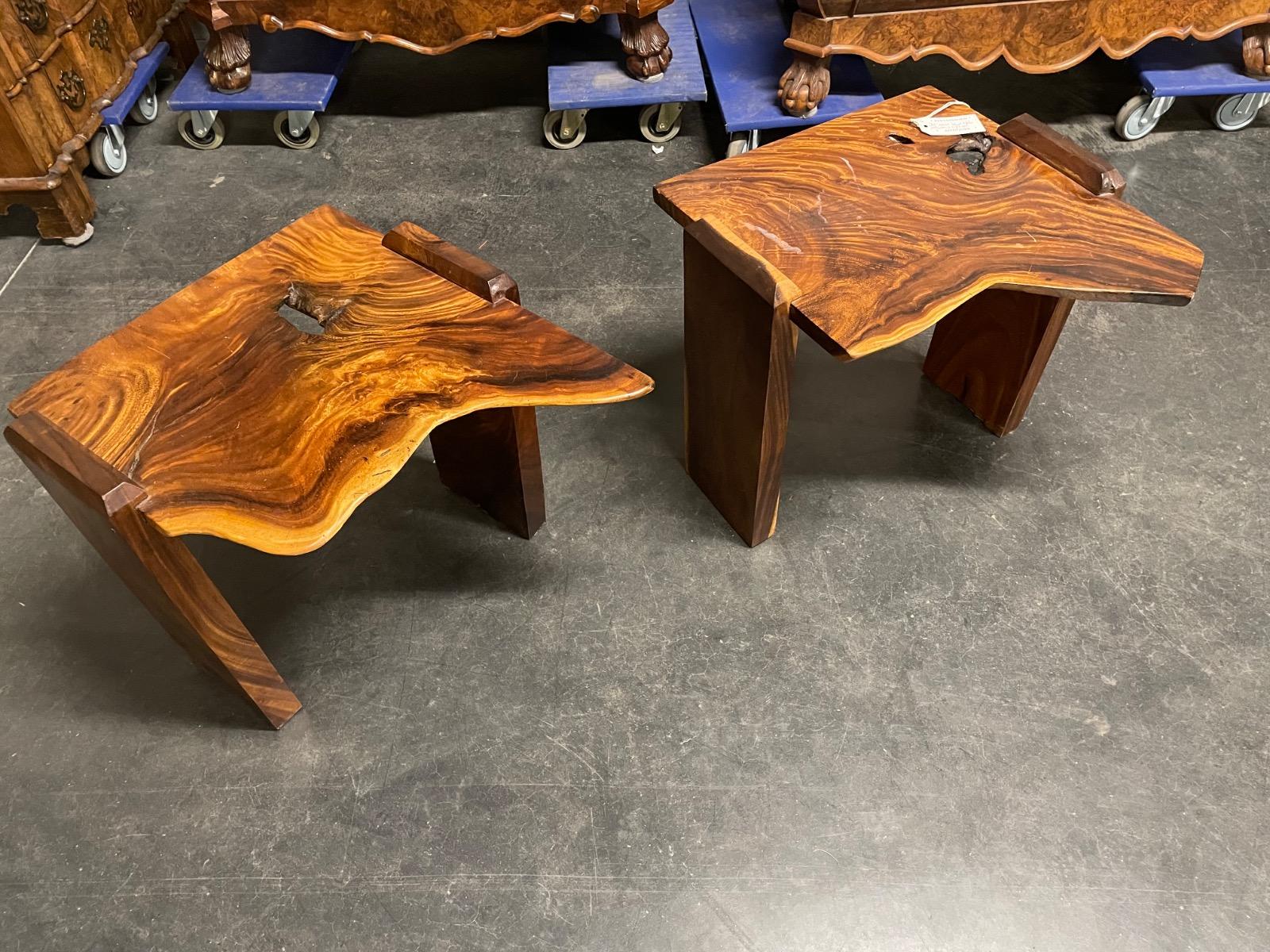 Pair of occasional tables 