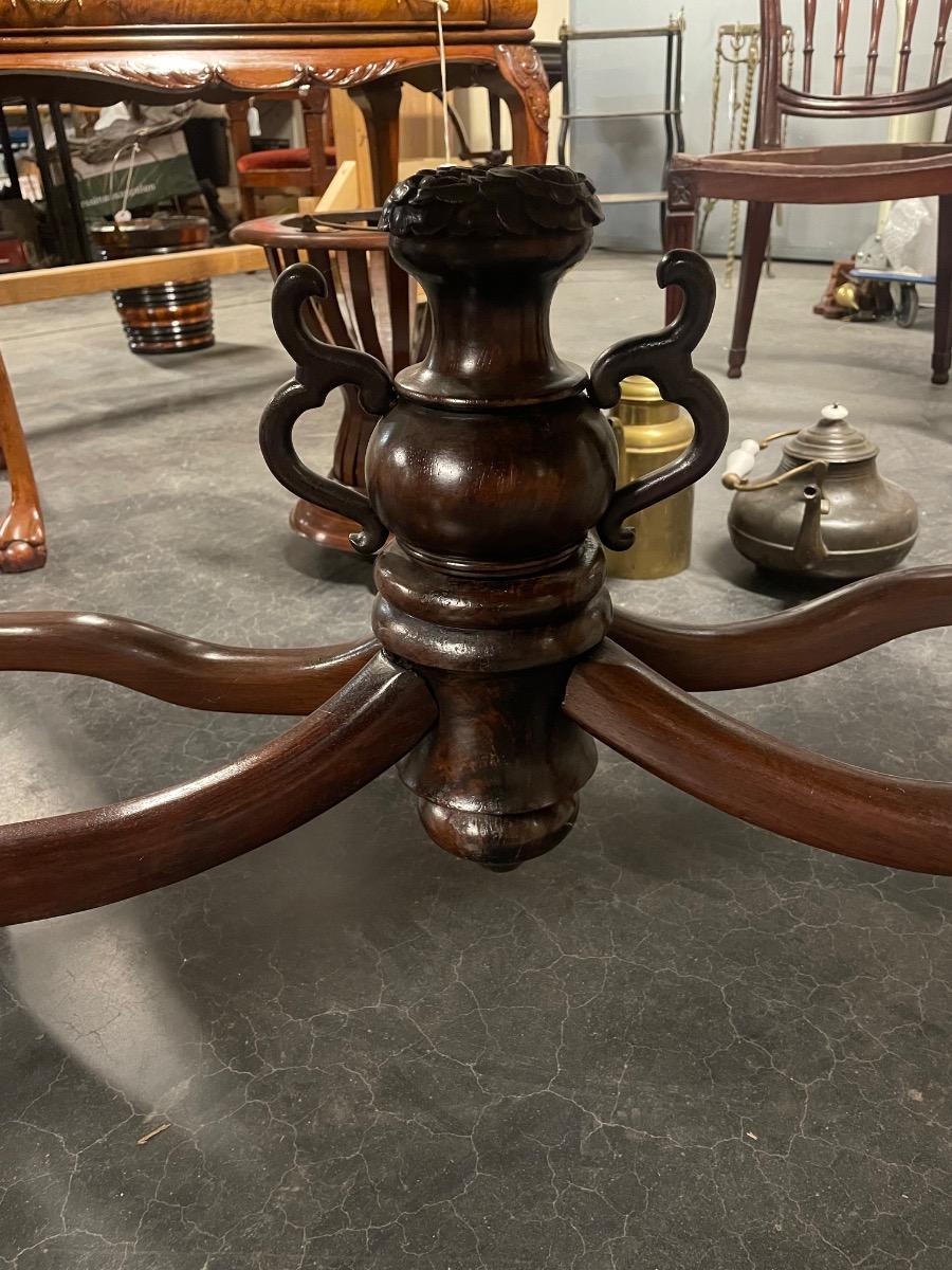 Quality Chinese marble top center table. 110x62x81H cm