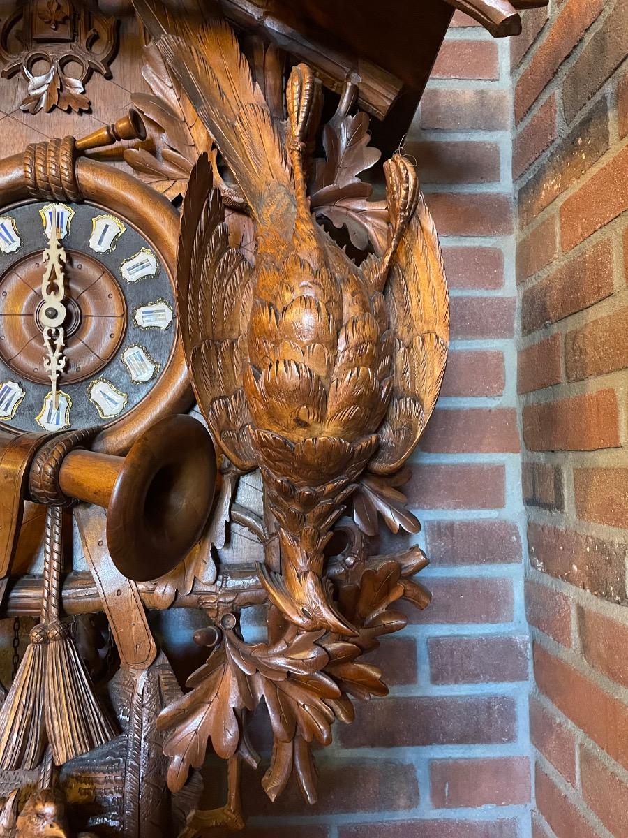 Spectaculair 130 cm tall cuckoo clock