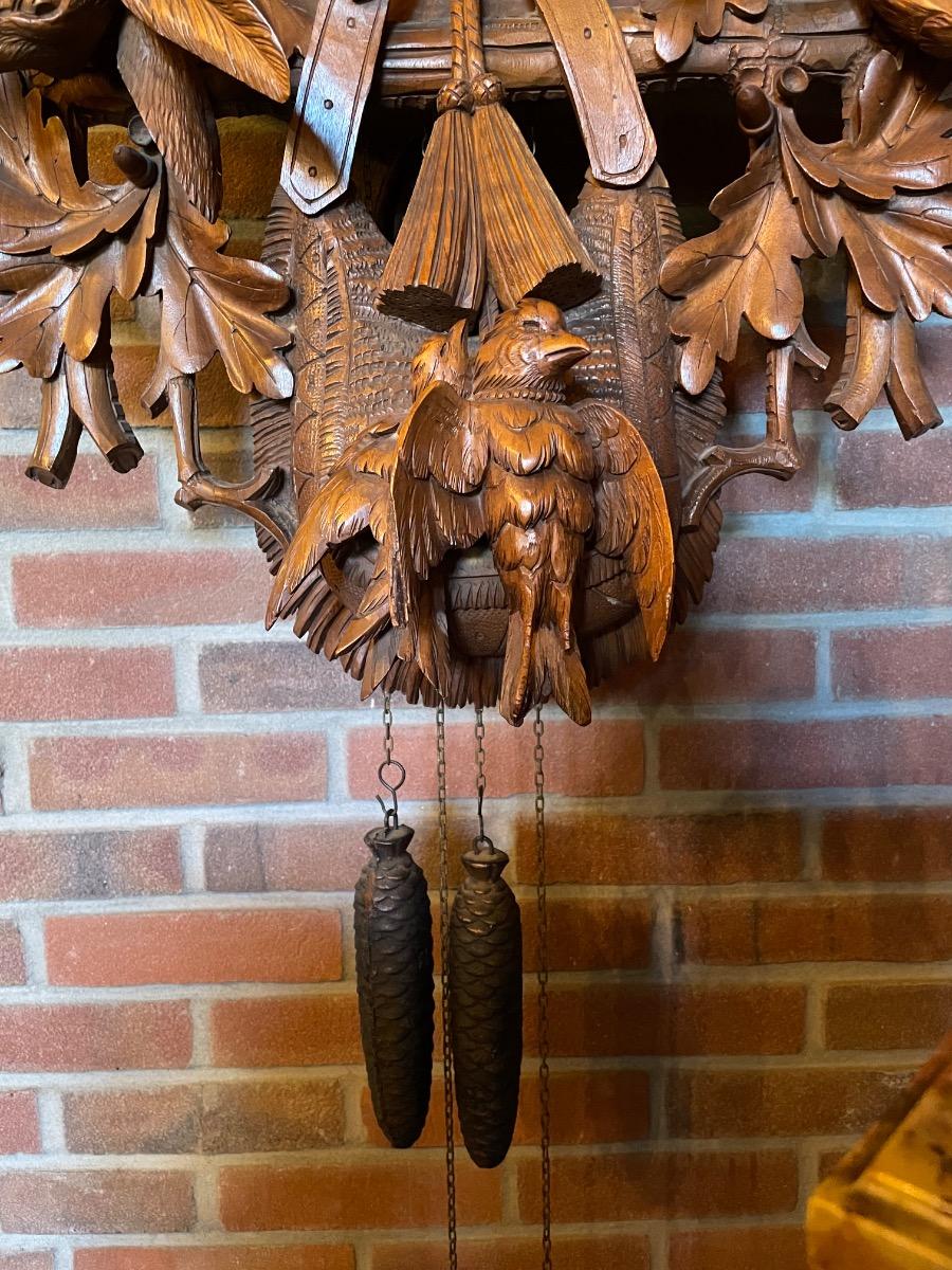 Spectaculair 130 cm tall cuckoo clock