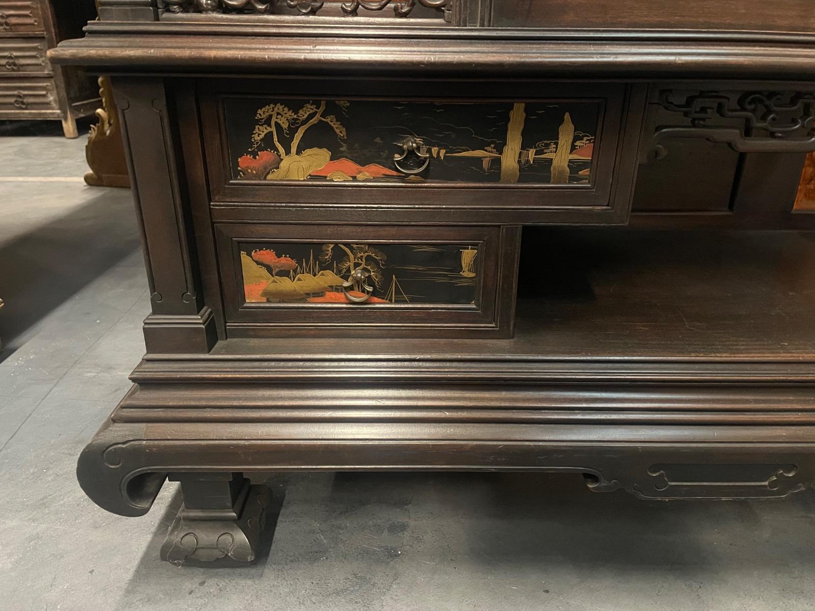 Very rare Cabinet attributed to Viardot